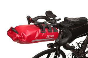 ゼファール(Zefal) 自転車用 エアロバー用バッグ Z Adventure Aero F8/F12 防水 レッド