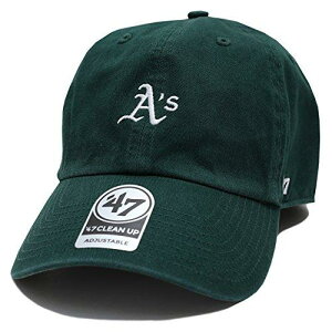 【B-BSRNR18GWS-DG】 フォーティーセブンブランド 47BRAND ローキャップ CAP 帽子 MLB メジャーリーグ オークランド アスレチックス 正規品 (01)深緑 Fサイズ
