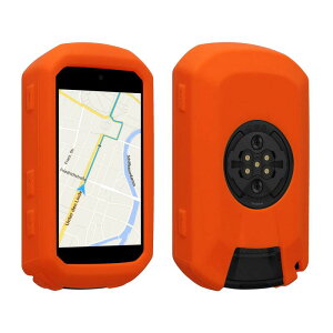 kwmobile Garmin Edge 850 / 550�Ή� �P�[�X - �V���R�� GPS �T�C�N���R���s���[�^ �J�o�[ - ���]�� �i�r �ی�P�[�X