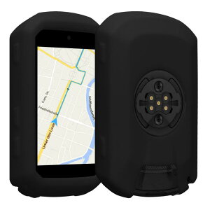 kwmobile Garmin Edge 850 / 550�Ή� �P�[�X - �V���R�� GPS �T�C�N���R���s���[�^ �J�o�[ - ���]�� �i�r �ی�P�[�X
