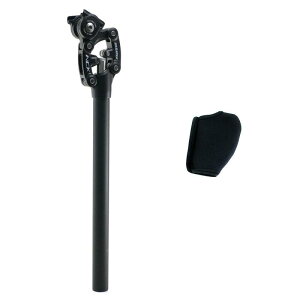 SR SUNTOUR SP12 NCX Suspension Seat Post with Protective Cover 27.2X400mm,Black, VK1918