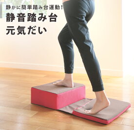 【メーカー公式】静音踏み台 室内運動 家トレ エクササイズ 踏み台昇降 元気だい サイプラス