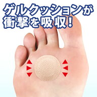 【メーカー公式】底マメゲルクッション 衝撃吸収 プラスウォーク 底マメ ゲル テーピング テープ フット…