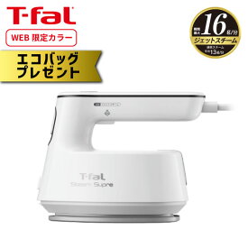【エコバッグプレゼント】ティファール スチームシュプレ ブラック DV4050J0 WEB 限定カラー 衣類スチーマー プレス アイロン スチームコンパクト シワ伸ばし ウイルス除去 除菌 脱臭 花粉 低減 脱ダニ 布製品 TFAL T-fal