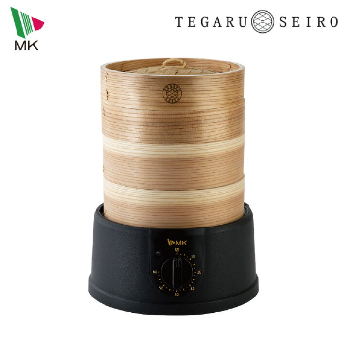 楽天市場】2年保証 エムケー精工 電気せいろ TEGARU=SEIRO EM-185K 