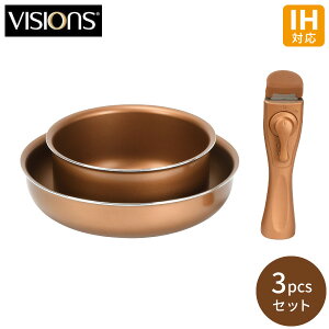 VISIONS GOLD Coating IHΉNbNEFA3pcsZbg CP-8724  tCp Zbg IH KX 肪Ƃ wOK p[