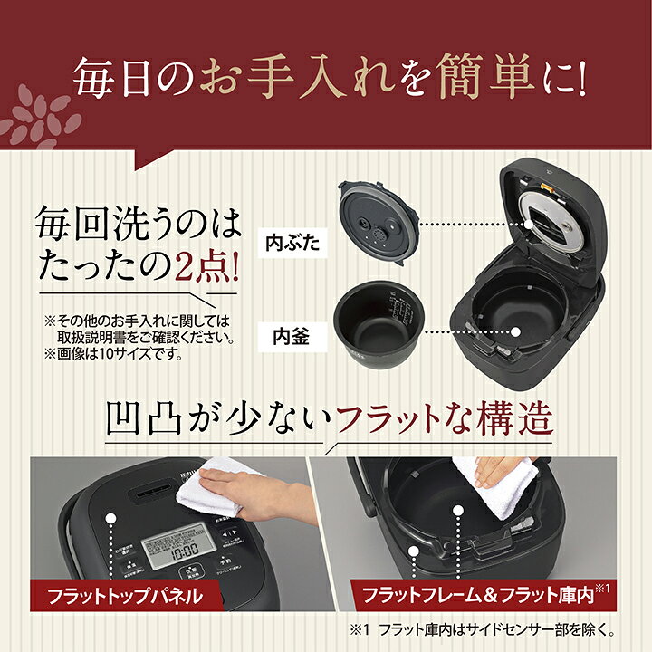 楽天市場】象印 圧力IH炊飯ジャー 極め炊き NW-BA10 WA 5.5合 ホワイト 