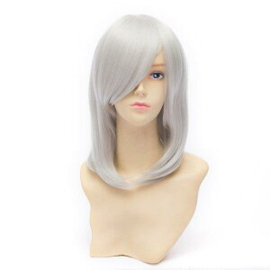 Anime Wig 45cm h nEB[p[eB[ Vo[ t@bV Z~OXg[g O΂ Aj RXvEBbO RX`[  plbgt