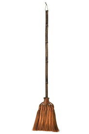 日本クリンテック 手作り 棕櫚ほうき短柄 幅23cm 全長122cm 屋内外 天然繊維 手に馴染む つや出し効果 ホコリから粗ごみの掃除【お得な3本セット】