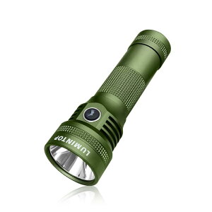 LUMINTOP �������Ǝˋ���LED�����d�� �N�C�b�N�`���[�WTYPE-C�T�[�`���C�g1000���[�����Ǝˋ���475���[�g��LED�F���x6500K�N�[���z���C�g�o�b�e���[�t���h�����C�g�iD2-Green�j