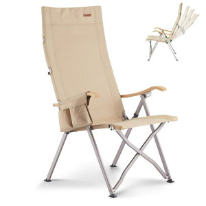 ICECO 4�i�K���N���C�j���O�� �n�C�o�b�N�`�F�A �y10�N�i���E�ω׏d265KG�E1600D���ʁEA7075�A���~�����t���[���E�n�C/���[�o�b�N�ؑ։\�E���ʒ��E���|�P�b�g�t�E�|���肷��z �L�����v