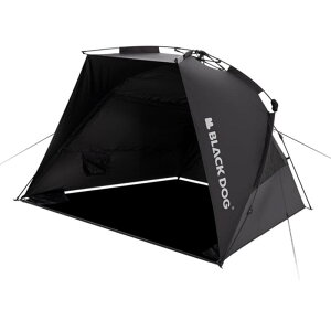 Naturehike BLACKDOG OUTDOOR �r�[�` �T���V�F�[�h �h�� �����^�b�`�e���g �܂肽���ݎ� �A�E�g�h�A �|�b�v�A�b�v �ނ�L�����v ���� �r�[�` �s�N�j�b�N �ނ� �ȒP�݉c �A�E�g�h�A 1�`3�p �u���b�N�e