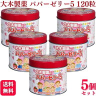 【第(2)類医薬品】【5個セット】 大木製薬 パパーゼリー5 120粒 パパー ゼリー 栄養剤