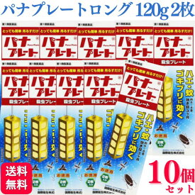 【第1類医薬品】【10個セット】 国際衛生 パナプレートロング 120g 2枚 殺虫薬