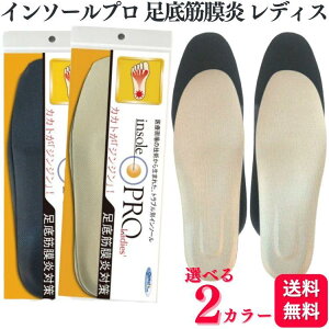 村井 インソールプロ レディス 足底筋膜炎 ベージュ 黒 S M L 中敷き