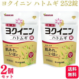 【第3類医薬品】【2個セット】 山本漢方 ヨクイニンハトムギ錠 252錠 皮膚あれ いぼ