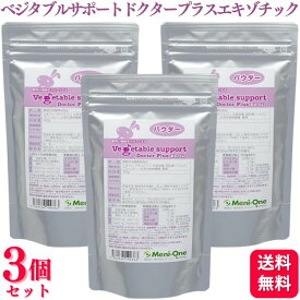 【3個セット】 メニワン ベジタブルサポート ドクタープラス エキゾチック 100g 小動物 流動食 補助食品 パウダー 粉末