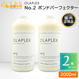 �y2�Z�b�g�z OLAPLEX No.2 �{���h�p�[�t�F�N�^�[ 2000ml �㏈���� �T�����P�A�A�C�e�� �v���t�F�b�V���i����p ���K�i