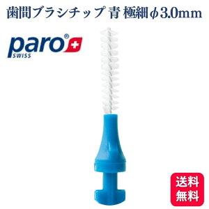 デンタリード パロソニック 歯間ブラシチップ 青 細φ3.0mmシリンダー付 1個