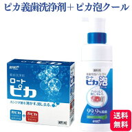 【2個セット】松風 ロート ピカ 義歯洗浄剤 ＋ ピカ泡クール 150ml 歯科専売品 入れ歯 洗浄剤 おすすめ …