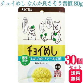 【30個セット】 わんわん チョイめし なんか良さそう習慣 80g ちょいめし