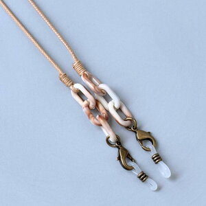 メガネコード おしゃれ メガネストラップ メガネチェーン 鎖 首掛け 紐 メガネ紐 軽量 金古美 アンティークゴールド