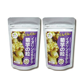 ＜メール便＞【2個セット】菊芋の粒 イヌリンのちから 180粒 - ダイエット 健康食品 無農薬 菊芋 糖分 食物繊維 インスリン 人気 話題 TV放送 ポスト投函