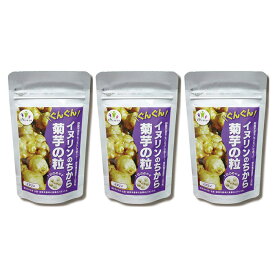 ＜メール便＞【3個セット】菊芋の粒 イヌリンのちから 180粒 - ダイエット 健康食品 無農薬 菊芋 糖分 食物繊維 インスリン 人気 話題 TV放送 ポスト投函