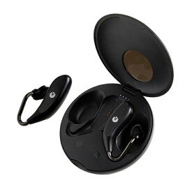 ★特価★ ＜メール便＞INOVA オープン型 TWSイヤホン earFit Novi 3R-BEF04BK - ワイヤレス Bluetooth 5.0 IP67 防水 AAC 自動ペアリング 左右分離型 スポーツ 音量調整 充電ケース 音声アシスト ブラック 黒 バレンタイン ホワイトデー