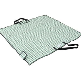 ★特価★ マルチなレジャーシート W110×H98cm HAC3864 ハック - レジャーシート アウトドア グリーン ピクニック キャンプ 持ち運び バッグ お出かけ