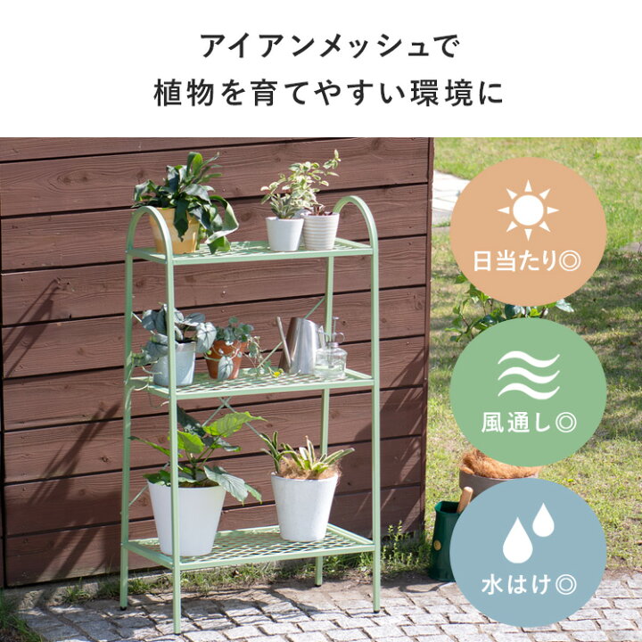 楽天市場】植物ラック 植物棚 プランターラック ボタニカルラック 