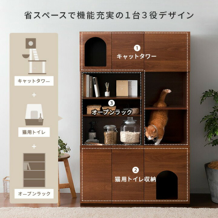 楽天市場】【本日クーポン配布中！20時スタート】 猫 トイレ 収納 隠す 