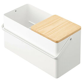 tower タワー メイクボックス 山崎実業 5453 鏡付き 大容量 持ち運び おしゃれ 化粧道具 収納 道具箱 ドレッサー コスメ