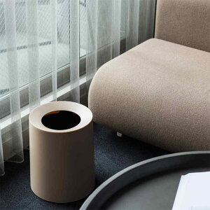 【ポイント10倍】レビュー特典あり 【TUBELOR HOMME 】丸型ダストボックス ベージュ ideaco ゴミ箱 トラッシュカン ダストボックス ごみ箱 チューブラー おしゃれ 一人暮らし インテリア ホテルラ