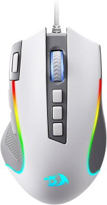Redragon (���b�h���S��) M612 Predator RGB �Q�[�~���O�}�E�X 8000 DPI �L�����w���}�E�X 11�̃v���O�����\�ȃ{�^����5�̃o�b�N���C�g���[�h�t�� �\�t�g�E�F�A DIY�L�[�o�C���h ���s�b�h�t�@�C
