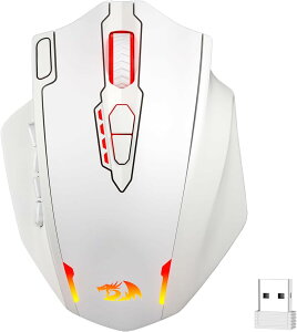 Redragon M913 2.4GHz ���C�����X �Q�[�~���O�}�E�X 16000DPI �L�� ���� ���Ή� 16�{�^�� �v���O�����\ 12�T�C�h�{�^�� MMO �}�E�X RGB ���w�� �Z���T�[ �����ԃo�b�e���[ �����x �}�N�� ���b�h���S�� 