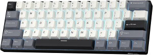 SALE RK ROYAL KLUDGE RK61 ���C�����X 60% ���J�j�J���L�[�{�[�h�A�~�j�|�[�^�u���T�C�Y�AUS QWERTY ���C�A�E�g