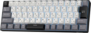 RK ROYAL KLUDGE RK61JP ���C�����X 60% ���J�j�J���L�[�{�[�h�A�~�j�|�[�^�u���T�C�Y�A���{��QWERTY ���C�A�E�g