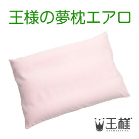 王様の夢枕 エアロ　ピンク （速乾・吸汗性カバー付）　W56×D40×H10cm　ビーチ【送料無料】【あす楽対応】(ビーズ枕/肩こり/東レ/セオアルファ/安眠枕/快眠枕/夢枕/吸汗/速乾/ドライ）