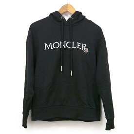 【中古】モンクレール MONCLER フーディープルオーバー パーカー I20938G00026 ブラック XS【質屋鑑定品】
