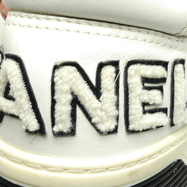 楽天市場】【中古】 シャネル CHANEL G35934 スニーカー バックロゴ 