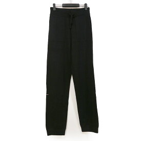 【中古】ルイヴィトン Louis Vuitton ニットパンツ RM201Q JZE HIN47W サイズXS ブラック 【質屋鑑定品】
