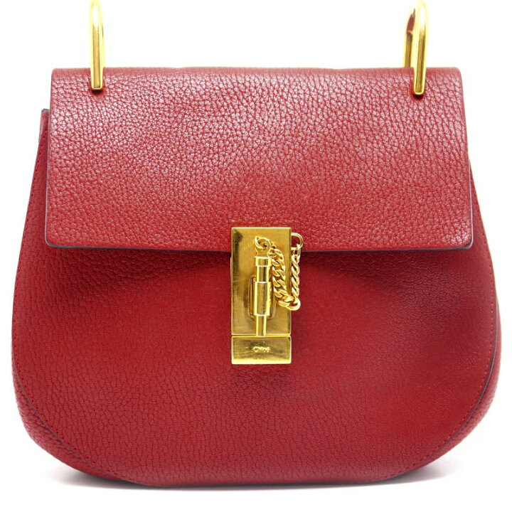 楽天市場】【中古】クロエ Chloe ドリュー チェーンショルダーバッグ 