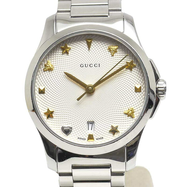 楽天市場】【中古】グッチ GUCCI Gタイムレス 126.5 レディース  