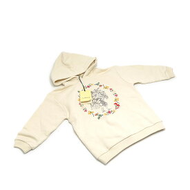 【中古】グッチ GUCCI ベビー コットンパーカー 703617 24 クリーム系 フラワーフェアリー【質屋鑑定品】
