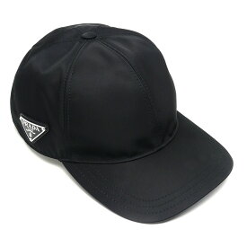 【中古】プラダ PRADA Re-nylon ベースボールキャップ 2HC274 ナイロン ブラック XL【質屋鑑定品】