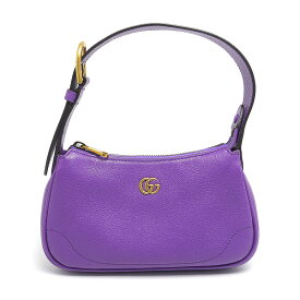 【中古】グッチ GUCCI アフロディーテ 739076 GGマーモント スモール ハンドバッグ パープル 【質屋鑑定品】