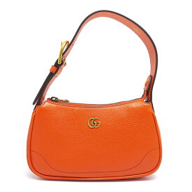 【中古】グッチ GUCCI アフロディーテ 739076 GGマーモント スモール ハンドバッグ オレンジ 【質屋鑑定品】