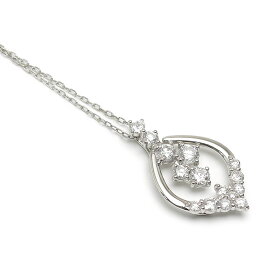 【中古】ダイヤモンドネックレス PT950・ダイヤ0.50ct 【質屋鑑定品】