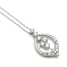 【中古】ダイヤモンドネックレス PT950・ダイヤ0.50ct 【質屋鑑定品】